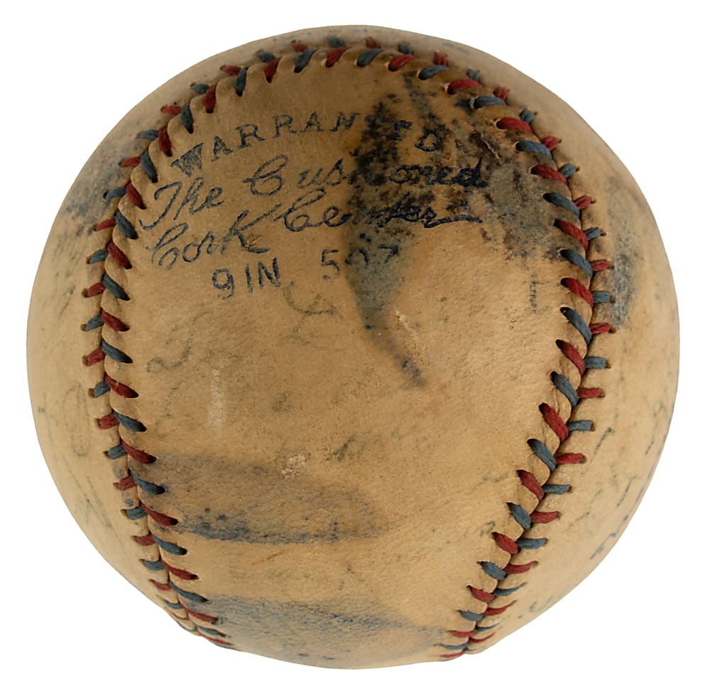 1926 St. Louis Cardinals World Champions Team-Signed Baseball with Hornsby, Bottomley, and Southworth - JSA - From the Urban Shocker Collection