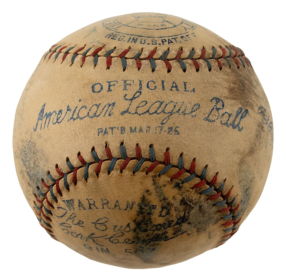 1926 St. Louis Cardinals World Champions Team-Signed Baseball with Hornsby, Bottomley, and Southworth - JSA - From the Urban Shocker Collection