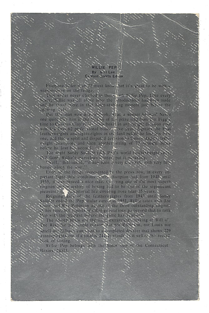 1948 Connecticut Boxing Guild 19th Annual Banquet Multi-Signed Program with Rocky Marciano, Willie Pep, Rocky Graziano, and Jake LaMotta - PSA/DNA