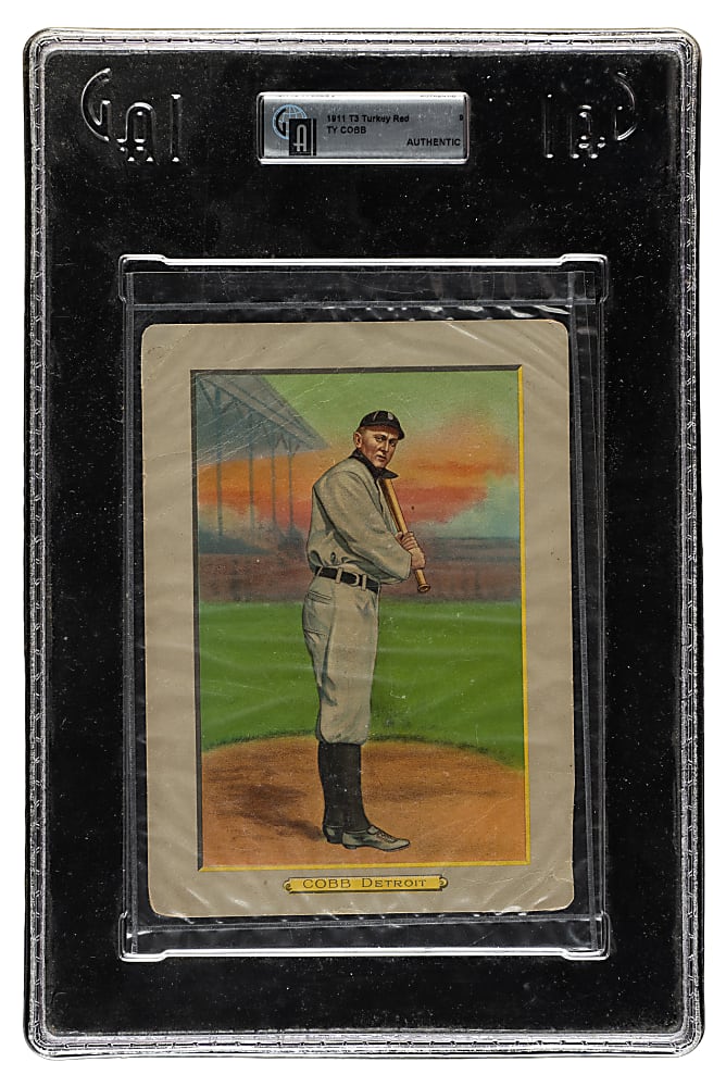 1911 T3 Turkey Red #9 Ty Cobb
