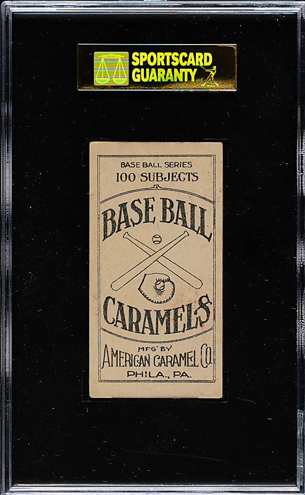 1909-1911 E90-1 American Caramel Honus Wagner Batting SGC VG/EX 50