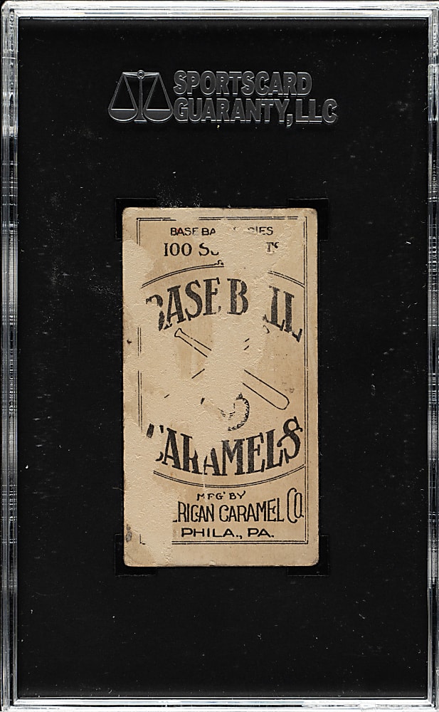 1909-1911 E90-1 American Caramel Cy Young Boston SGC POOR 10 - Interesting Printing Anomaly