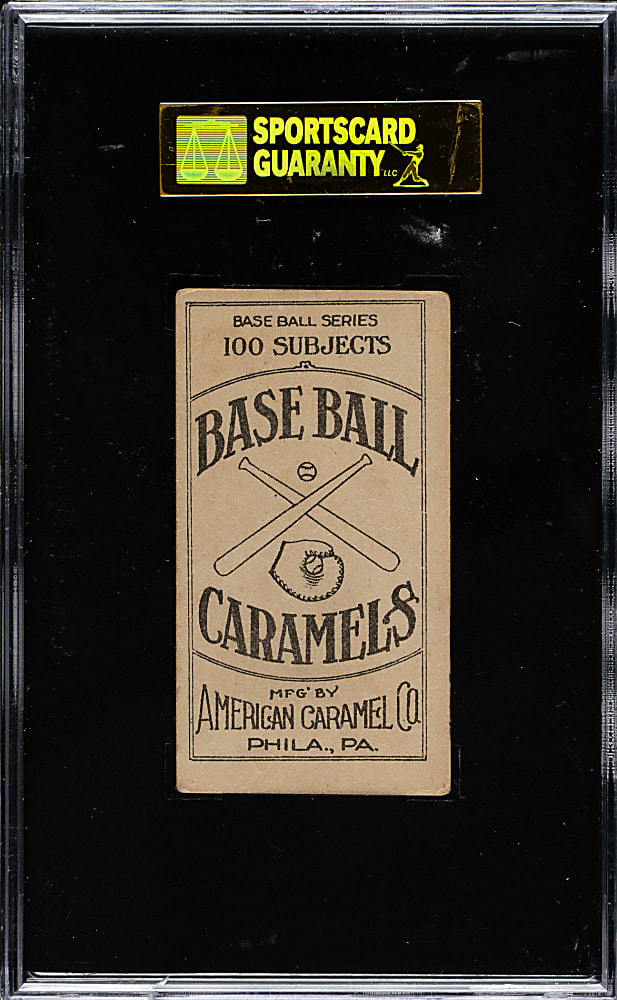 1909-1911 E90-1 American Caramel Eddie Plank SGC VG/EX 50