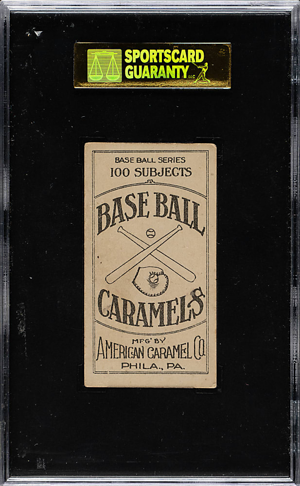 1909-1911 E90-1 American Caramel Sam Crawford SGC VG/EX 50