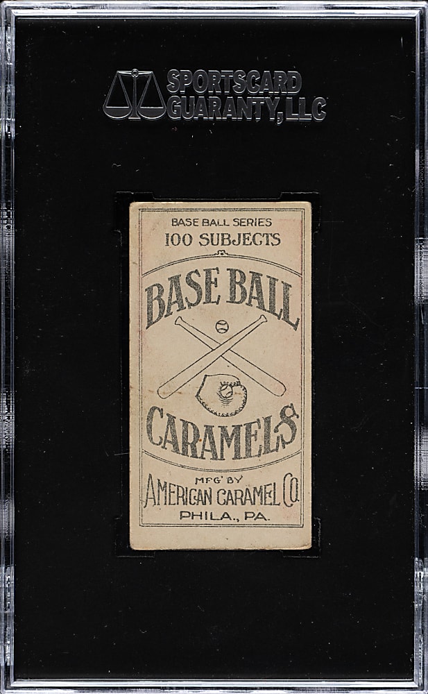 1909-1911 E90-1 American Caramel Roy Hartzell Batting SGC VG/EX 50