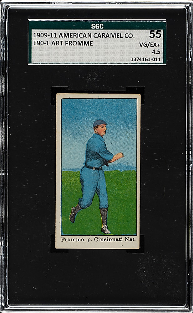 1909-1911 E90-1 American Caramel Art Fromme SGC VG/EX+ 55