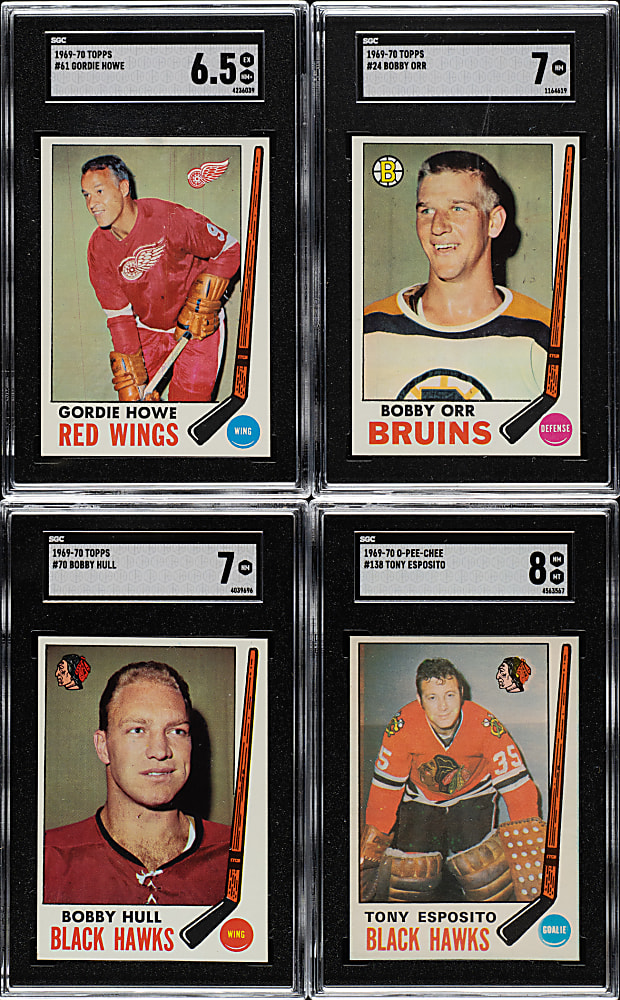 High-Grade 1969-1970 Topps Hockey Complete Set (132) Plus O-Pee-Chee Second Series Complete Set (#133-231)