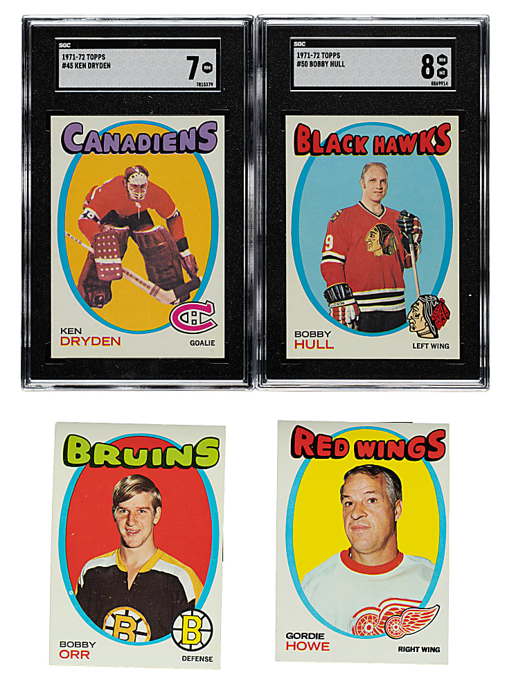 High-Grade 1971-1972 Topps Hockey Complete Set (132)