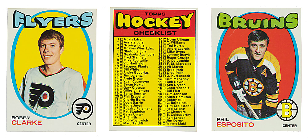 High-Grade 1971-1972 Topps Hockey Complete Set (132)