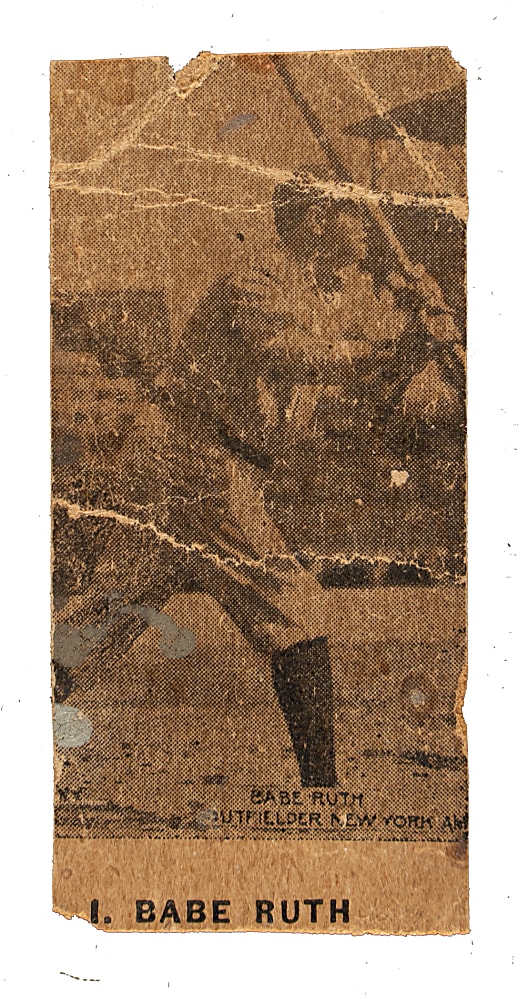 1926 W511 #1 Babe Ruth Black and White