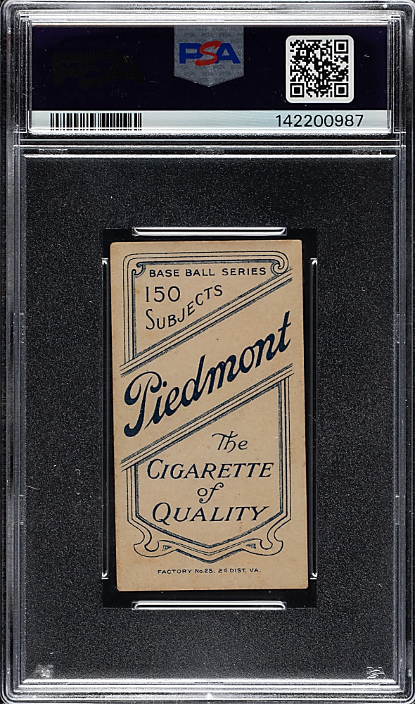 1909-1911 T206 White Border Mordecai Brown Cubs on Shirt PSA VG-EX 4