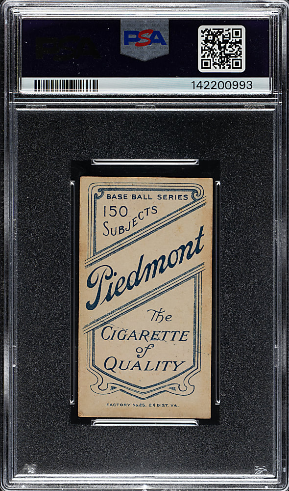 1909-1911 T206 White Border Ed Cicotte PSA EX 5