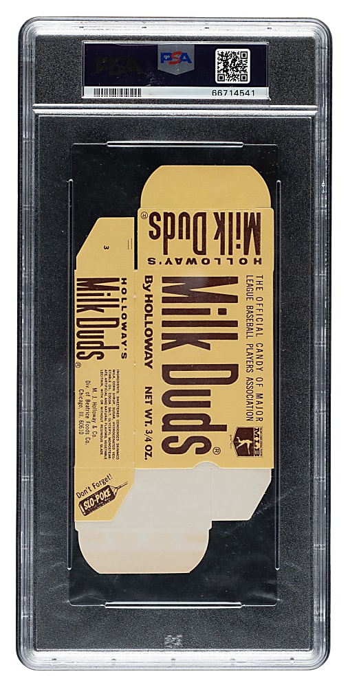 1971 Milk Duds Complete Box Willie Mays PSA MINT 9 - Highest Graded!