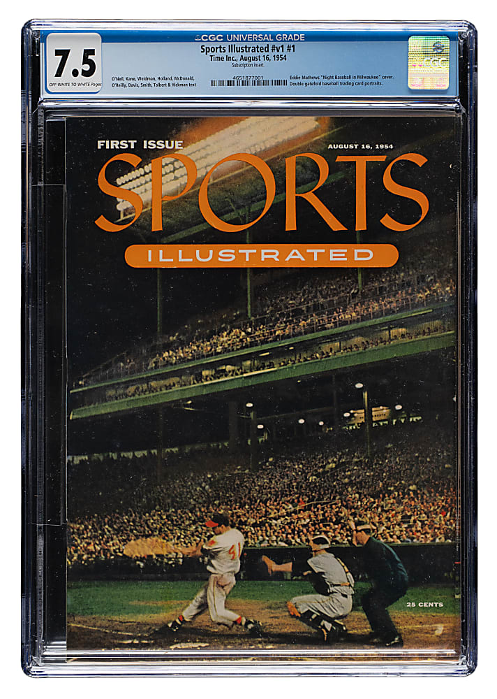 1954 Sports Illustrated Issue #1 CGC 7.5