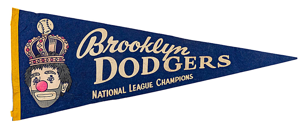 1950s Brooklyn Dodgers Pennant
