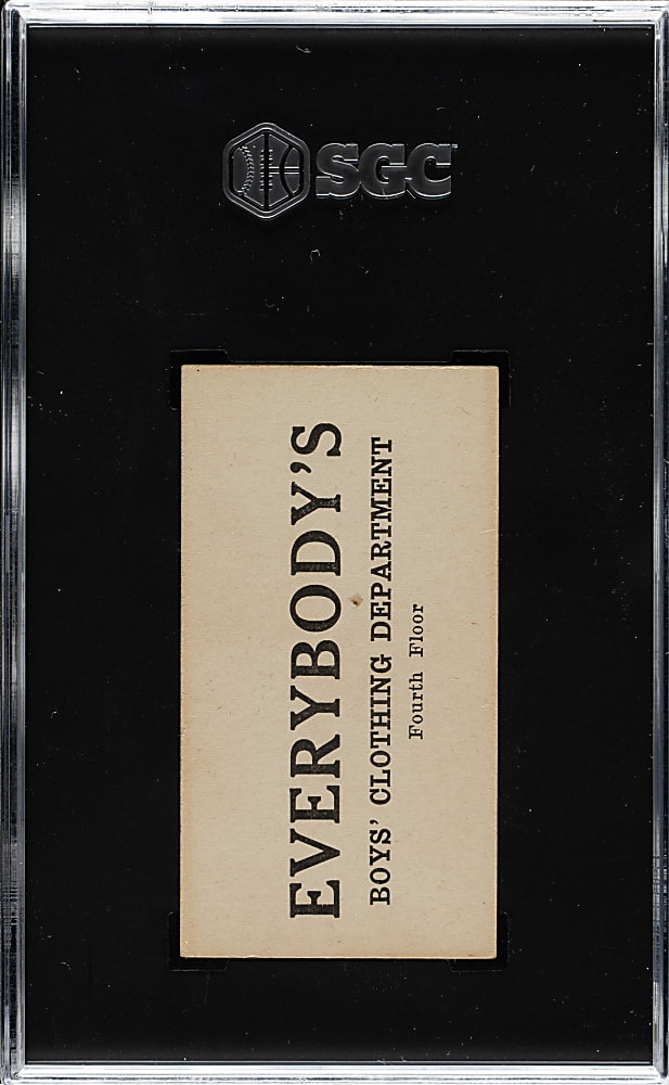 1916 M101-4 Everybody's Clothing Store (Type 1) #124 Fred Mollwitz SGC EX 5 - 1 of 3 - Highest Graded!