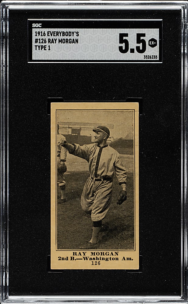 1916 M101-4 Everybody's Clothing Store (Type 1) #126 Ray Morgan SGC EX+ 5.5