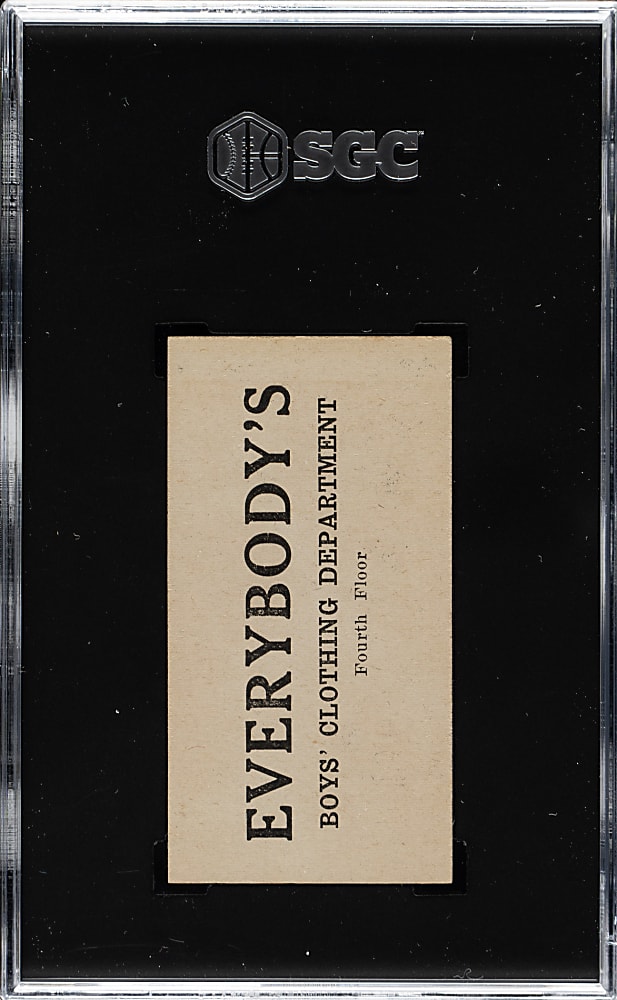 1916 M101-4 Everybody's Clothing Store (Type 1) #129 Mike Mowrey SGC EX 5 - 1 of 2 - Highest Graded!