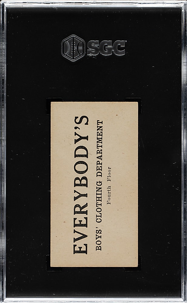 1916 M101-4 Everybody's Clothing Store (Type 1) #134 Oliver O'Mara SGC EX 5