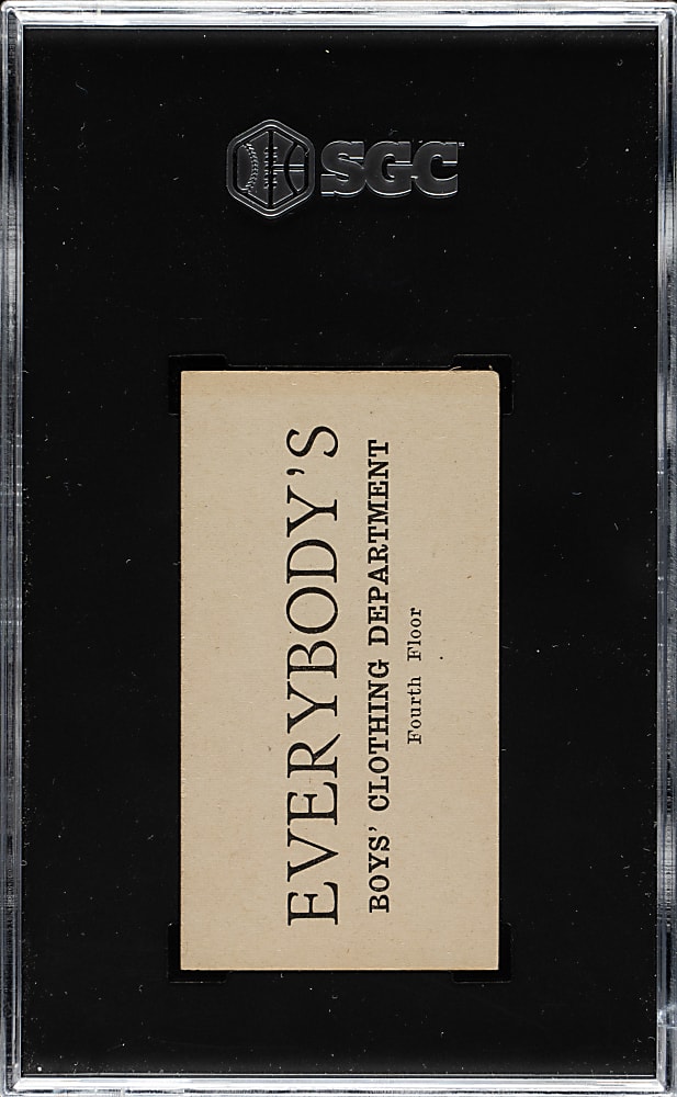 1916 M101-4 Everybody's Clothing Store (Type 3) #121 John Miller SGC EX 5