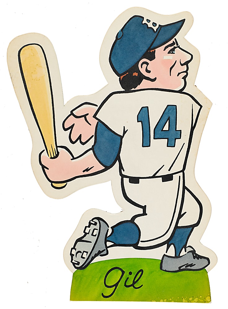 Scarce 1973 Laughlin "Super Stand-Ups" Gil Hodges