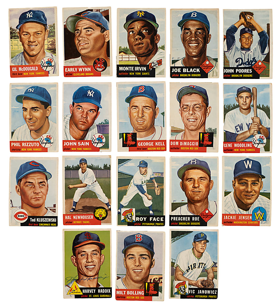1953 Topps Partial Set (173/274)