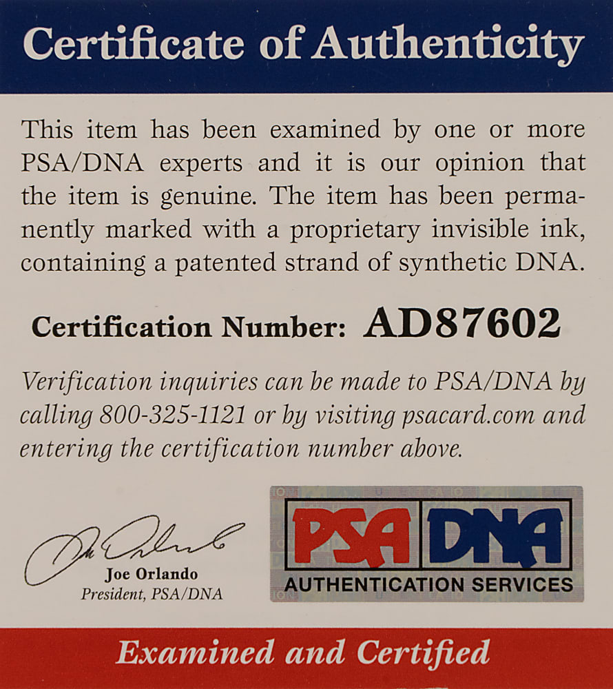 Bump Hadley Single-Signed Baseball - PSA/DNA