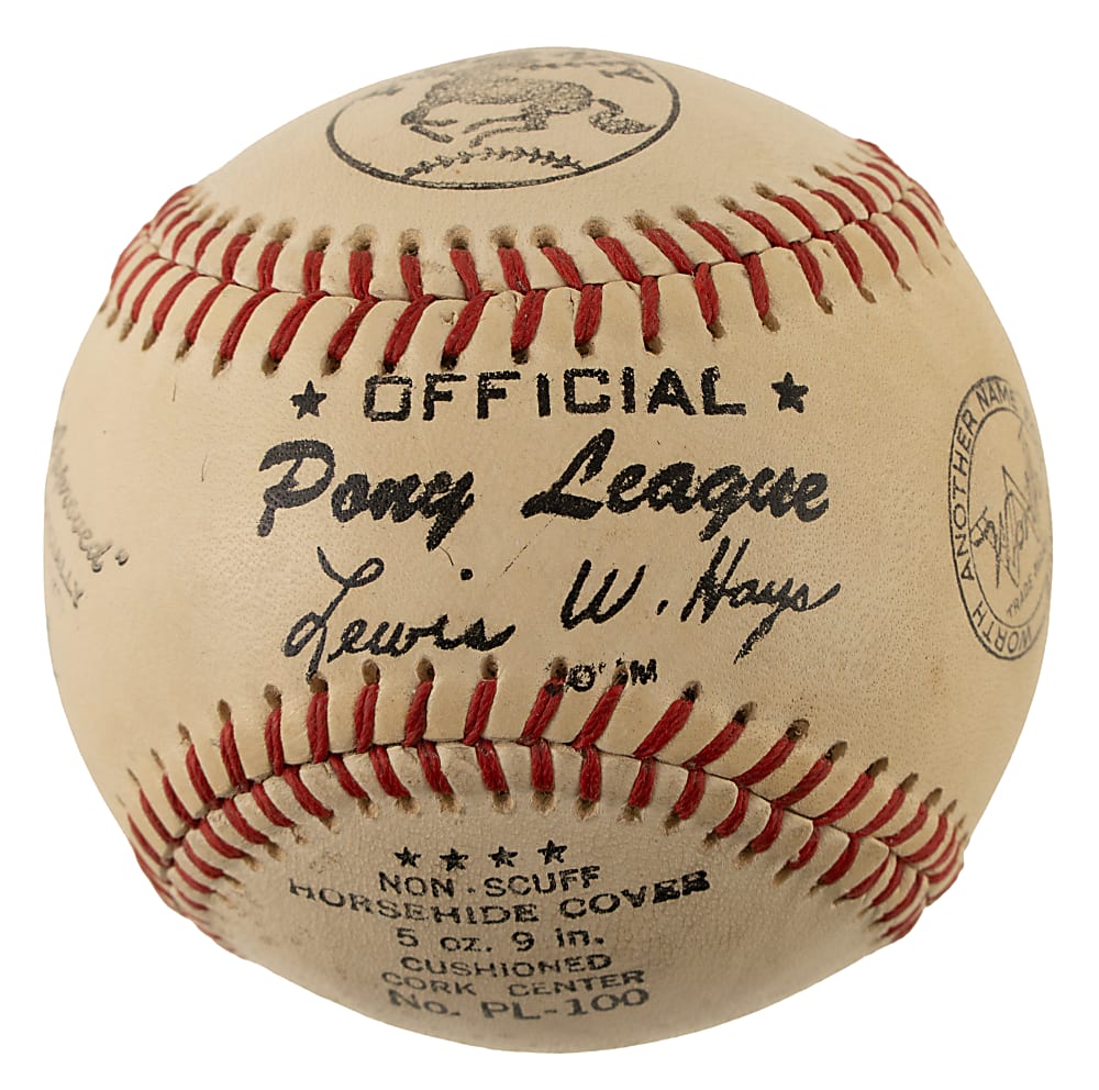 Bump Hadley Single-Signed Baseball - PSA/DNA