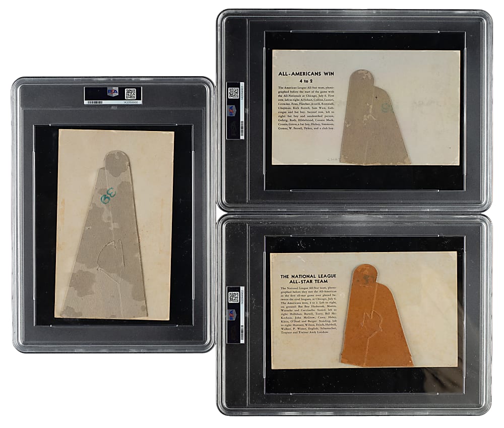 1933 R309-1 Goudey Premiums PSA-Graded Near-Complete Set (3/4) Including Babe Ruth and Original Envelope