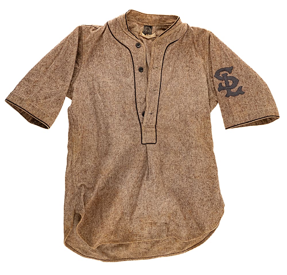 1918-1924 Urban Shocker St. Louis Browns Game-Used Home Uniform MEARS A10 - From the Urban Shocker Collection