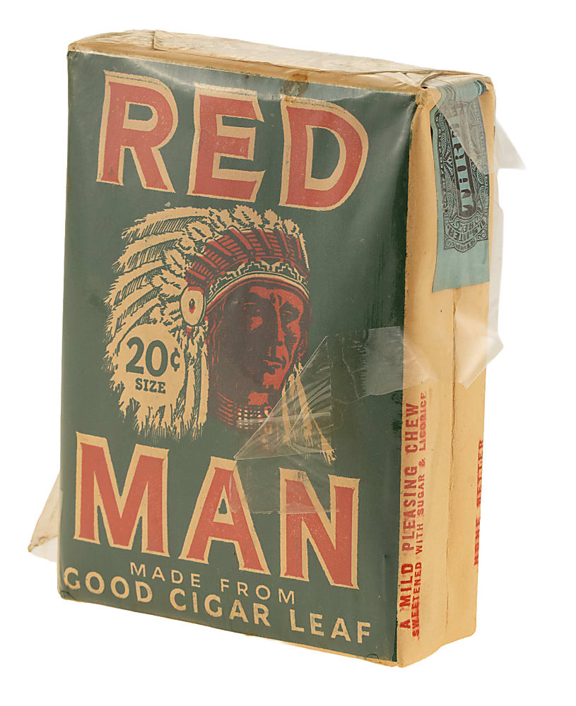 1953 Red Man Tobacco Unopened Pack with Pee Wee Reese