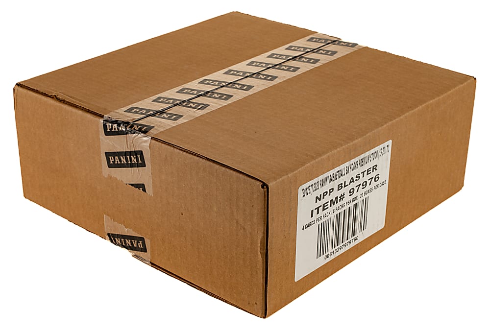 2019-2020 Panini NBA Hoops Premium Stock Basketball Factory-Sealed Unopened Blaster Case (20 Boxes) - Zion Williamson and Ja Morant Rookie Year