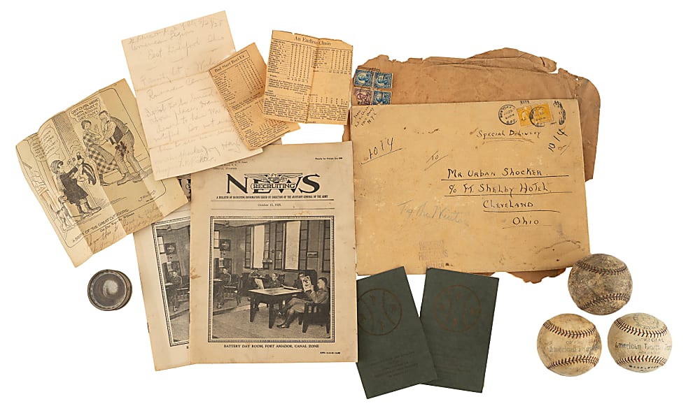 1920s Urban Shocker Personal Mementos Collection - From the Urban Shocker Collection