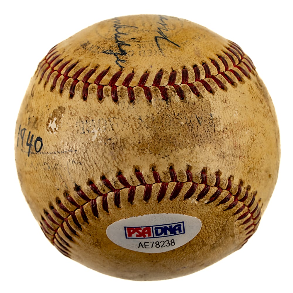 Hugh Poland Single-Signed Baseball - PSA/DNA