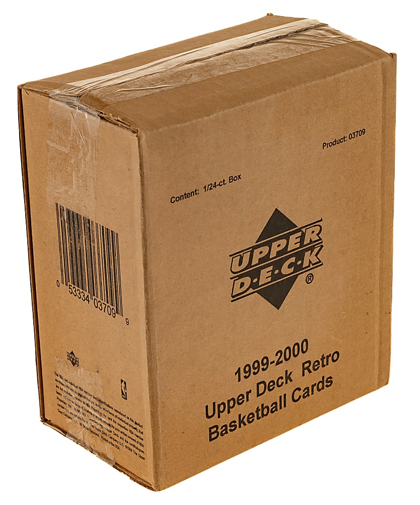 1999-2000 Upper Deck Retro Basketball Factory-Sealed Unopened Hobby Box (24 Packs)