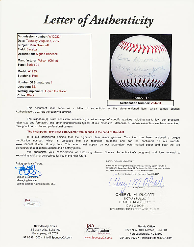 1940s New York Giants Pitchers Single-Signed Baseball Collection (25)