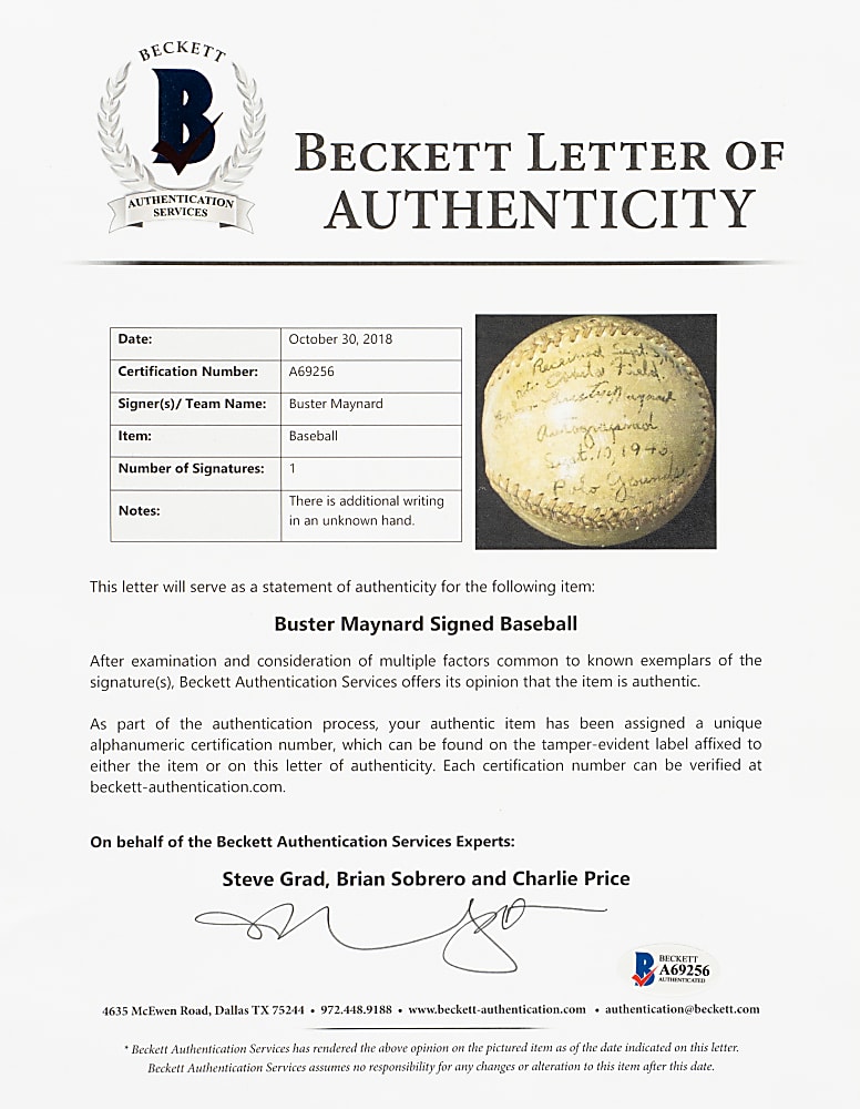 1940s New York Giants Infielders and Outfielders Single-Signed Baseball Collection (26)