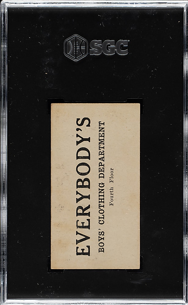 1916 M101-4 Everybody's Clothing Store (Type 1) #136 "Dode" Paskert SGC EX+ 5.5