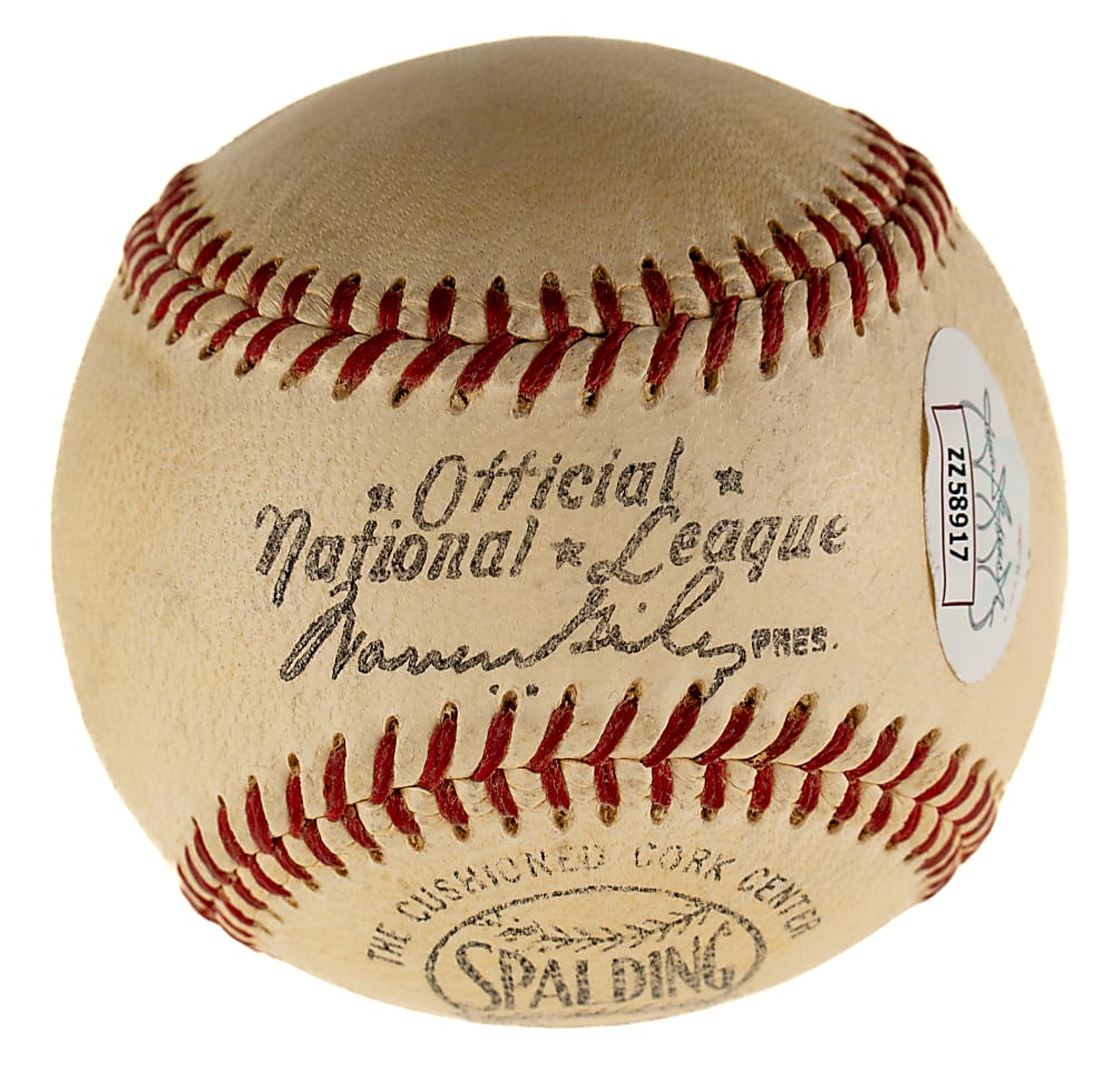 Mickey Livingston Single-Signed Baseball - JSA