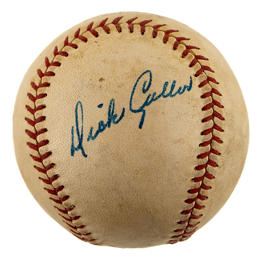 Dick Culler Single-Signed Baseball - JSA