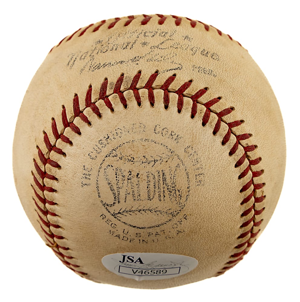 Dick Culler Single-Signed Baseball - JSA