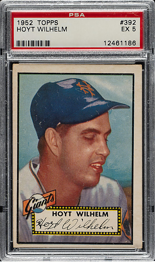 1952 Topps #392 Hoyt Wilhelm Rookie High Number PSA EX 5
