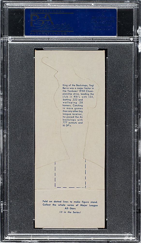 1951 Topps Major League All-Stars Yogi Berra PSA VG-EX 4