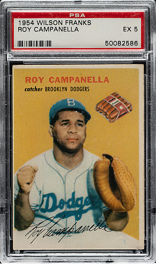 1954 Wilson Franks Roy Campanella PSA EX 5