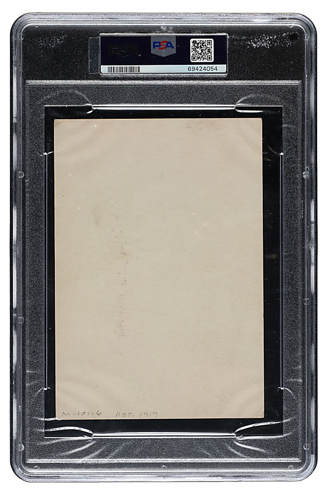 1917-1920 M101-6 Felix Mendelsohn (Sporting News) Sam Rice PSA GOOD 2 (MK)