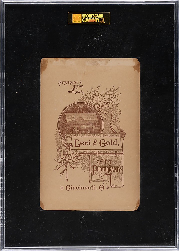 Circa 1890s Levi & Gold Studio Oliver Beard Cabinet