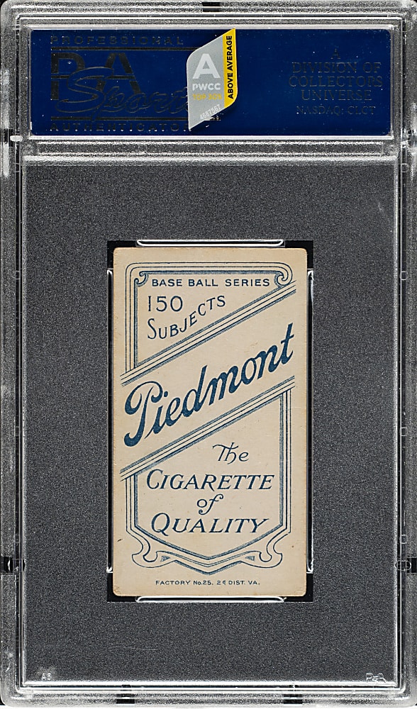 1909-1911 T206 White Border Walter Johnson Portrait PSA VG 3