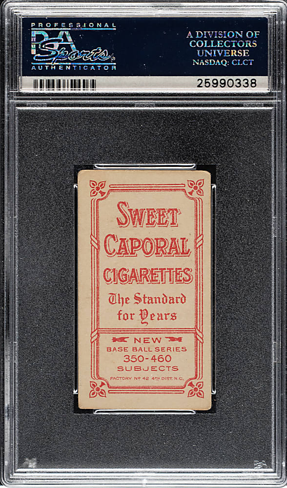 1909-1911 T206 White Border Walter Johnson Hands at Chest PSA VG+ 3.5