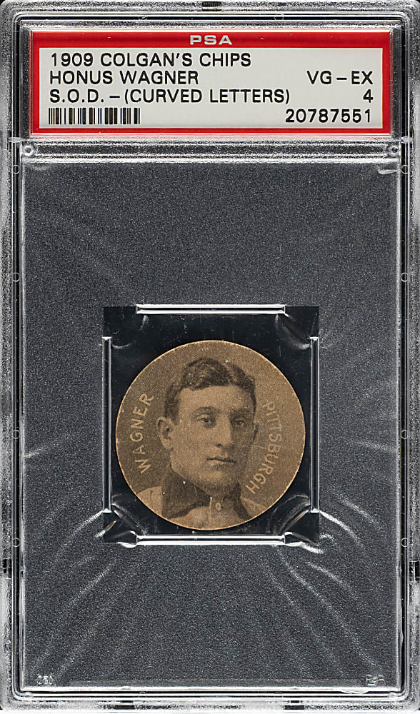 1909-1911 E254 Colgan's Chips Honus Wagner PSA VG-EX 4