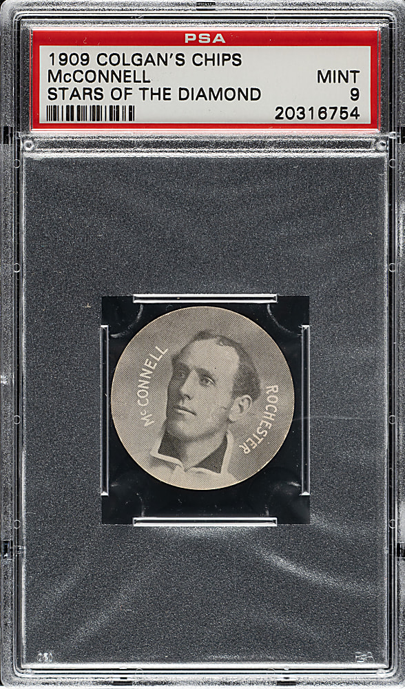 1909-1911 E254 Colgan's Chips George McConnell PSA MINT 9 - 1 of 1 - Highest Graded!